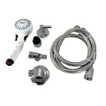Bradley S30-093WE15 Hand Shower w/60" Hose, Wall Hooks, VB