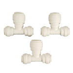 Elkay 1000002062 John Guest 3/8x1/4x1/4 Tee (3 pack)