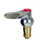T&S Brass 019640-25 Cerama Cartridge, LTC w/ Check Valve, Bonnet, Lever Handle, Screw & Index (Red)