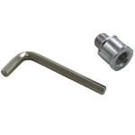 T&S Brass 019652-40 Hex Swivel Assembly for 3/8" Hose Reel