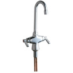 Chicago 50-GN1AE3ABCP Hot and Cold Water Mixing Sink Faucet