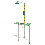 Haws 8300FP Freeze-Resistant Combination Drench Shower & Eyewash