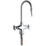 Chicago 929-CP Combo Hot & Cold Water Faucet