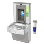 Oasis PGVF8EBF Filtered Vandal-Resistant Drinking Fountain with Bottle Filler