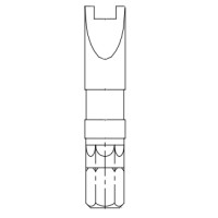 Acorn 0299-002-000 1/4" Hex Shank Snake-Eye Spanner Bit