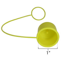 Bradley 107-371 Plastic Eyewash Dust Cover Yellow