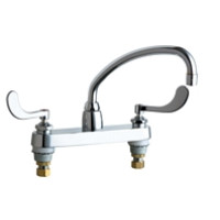 Chicago 1100-L9-317ABCP Hot and Cold Water Sink Faucet