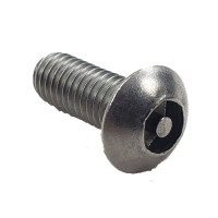 Acorn 0112-002-000 #10-32 X 1/2" Button Head Hex W/Ctr Reject S.Stl Screw (10 Pack)