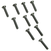 Acorn 0152-010-000 #10-32 X 1" Flat Head Allen with Center Reject Stainless Screw (10 Pack)