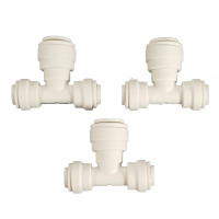 Elkay 1000002062 John Guest 3/8x1/4x1/4 Tee (3 pack)