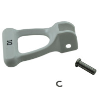 WaterSaver PA080B-R White Nylon Manual/Self-Closing Handle