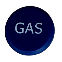 WaterSaver PA062-Blue Gas Press-In Index Button