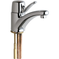 Chicago 2200-ABCP Single Lever Hot and Cold Water Mixing Sink Faucet