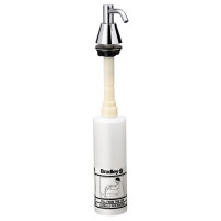 Bradley 6322 16 oz. Lavatory Mounted Soap Dispenser with 2.5" Spout