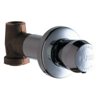 Chicago 770-665PSHCP Concealed Straight Valve