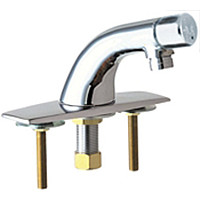 Chicago 857-E12ABCP Single Supply Metering Sink Faucet