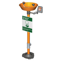 Guardian G1825P Pedestal-Mounted Eyewash (with Plastic Receptor)
