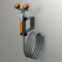 Guardian G5026 Wall-Mounted Combination Drench Hose & Eyewash