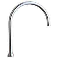 Chicago GN8AJKABCP 8" Rigid / Swing Gooseneck Spout 