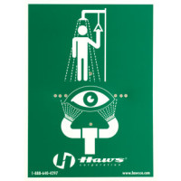 Haws SP178 Drench Shower / Eyewash Sign