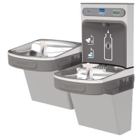 Configuration 3, Left-hand high and right-hand low w/ bottle filler