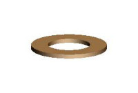 T&S Brass 000999-45 Brass Washer, 1-5/8" Od X 29/32" Id X .089"