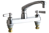 Chicago 1100-E35-369ABCP Hot and Cold Water Sink Faucet