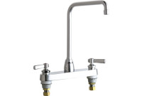 Chicago 1100-HA8-369ABCP Hot and Cold Water Sink Faucet