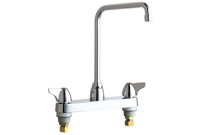 Chicago 1100-HA8AE35ABCP Hot and Cold Water Sink Faucet