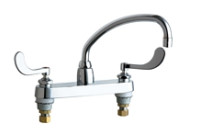 Chicago 1100-L9-317ABCP Hot and Cold Water Sink Faucet