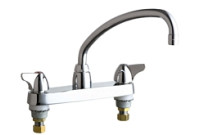 Chicago 1100-L9E35ABCP Hot and Cold Water Sink Faucet