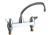 Chicago 1100-L9VPAXKABCP Hot and Cold Water Sink Faucet
