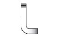 Sloan F-109 Outlet 1-1/4" x 24" x 5" Bend