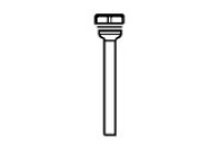 Sloan F-29-A Rough Brass Outlet 3/4" x 10-1/2"