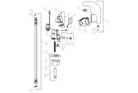 Chicago 116.111.21.1 Hytronic Traditional Sensor Faucet Parts Breakdown