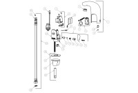 Chicago 116.121.21.1 Hytronic Traditional Sensor Faucet Parts Breakdown