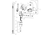 Chicago 116.122.21.1 Hytronic Contemporary Sensor Faucet Parts Breakdown