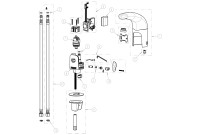 Chicago 116.221.AB.1 Hytronic Traditional Sensor Faucet Parts Breakdown