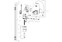 Chicago 116.222.21.1 Hytronic Contemporary Sensor Faucet Parts Breakdown