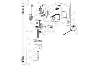 Chicago 116.316.21.1 Hytronic Electronic Faucet Parts Breakdown