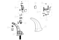 Chicago 116.606.21.1 E-Tronic 40 Sensor Faucet Parts Breakdown