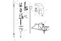 Chicago 116.901.AB.1 Hytronic Traditional Sensor Faucet Parts Breakdown