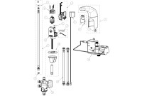 Chicago 116.921.AB.1 Hytronic Traditional Sensor Faucet Parts Breakdown