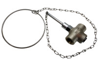 Speakman SE-901-CR Self-Closing Valve, 1" Female Inlet, 1" Female Outlet, Includes Chain & Ring