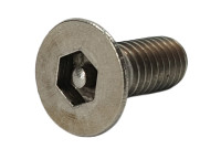 Acorn 0152-002-000 #10-32 X 1/2" Flat Head Allen W/Ctr Reject S.Stl Screw