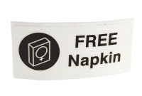 Free Napkin Sticker