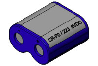 T&S Brass 019087-45 6V Lithium Battery, Type Cr-P2