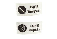 ASI 10-0864-007 "Free" Coin Decal Set