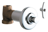 Chicago 1771-ABCP Concealed Straight Valve with Loose Key