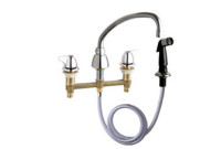 Chicago 200-A1000XKABCP Concealed Sink Hot and Cold Water Faucet with Side Spray